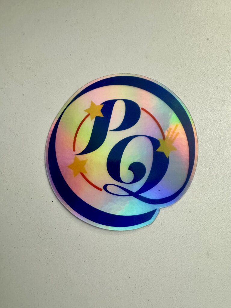 Philippine Queens holographic sticker