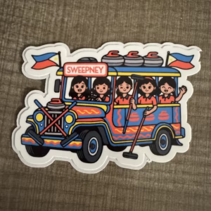 Sweepney sticker