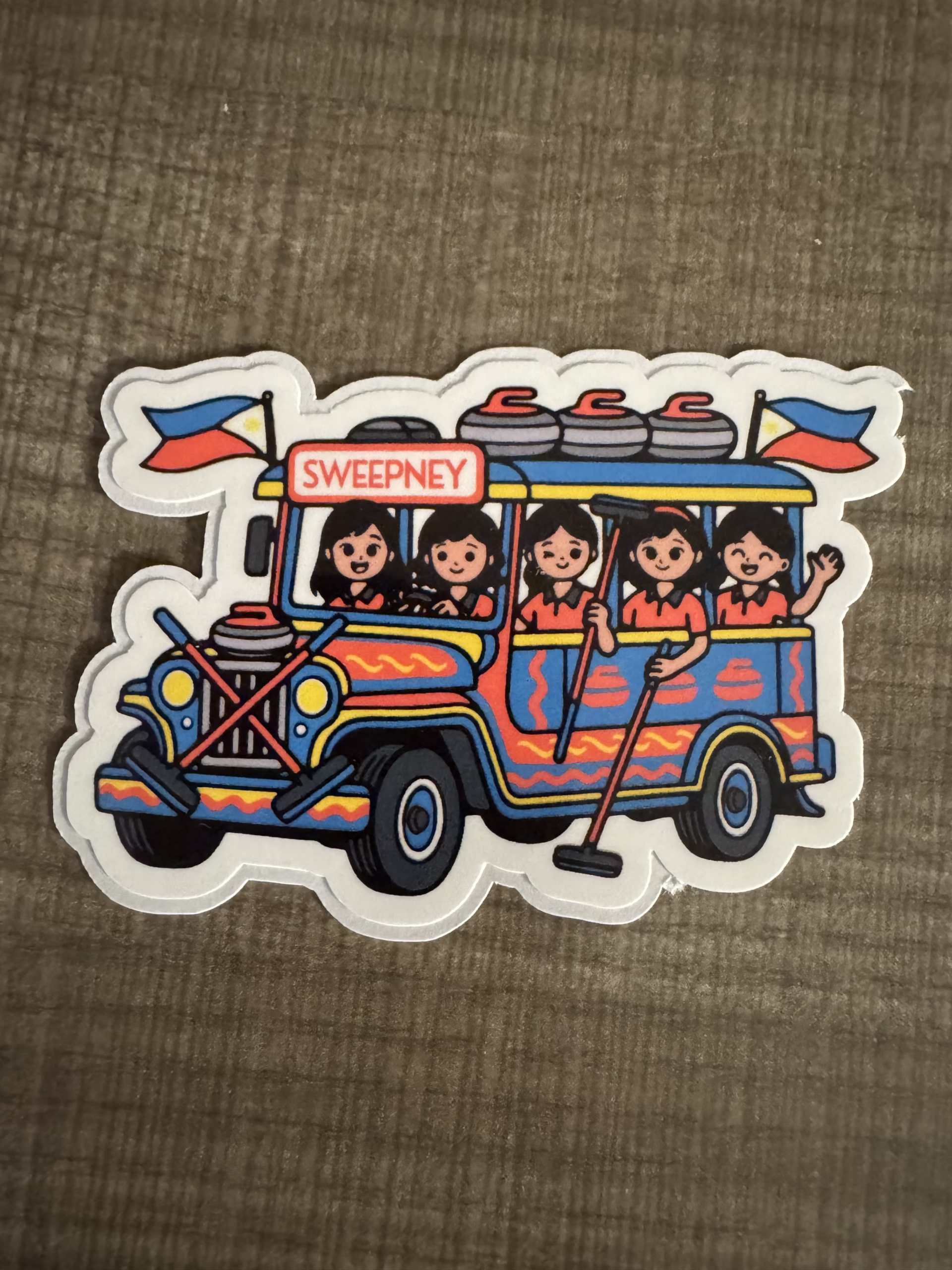 Sweepney sticker