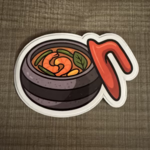 Sinigang stone sticker