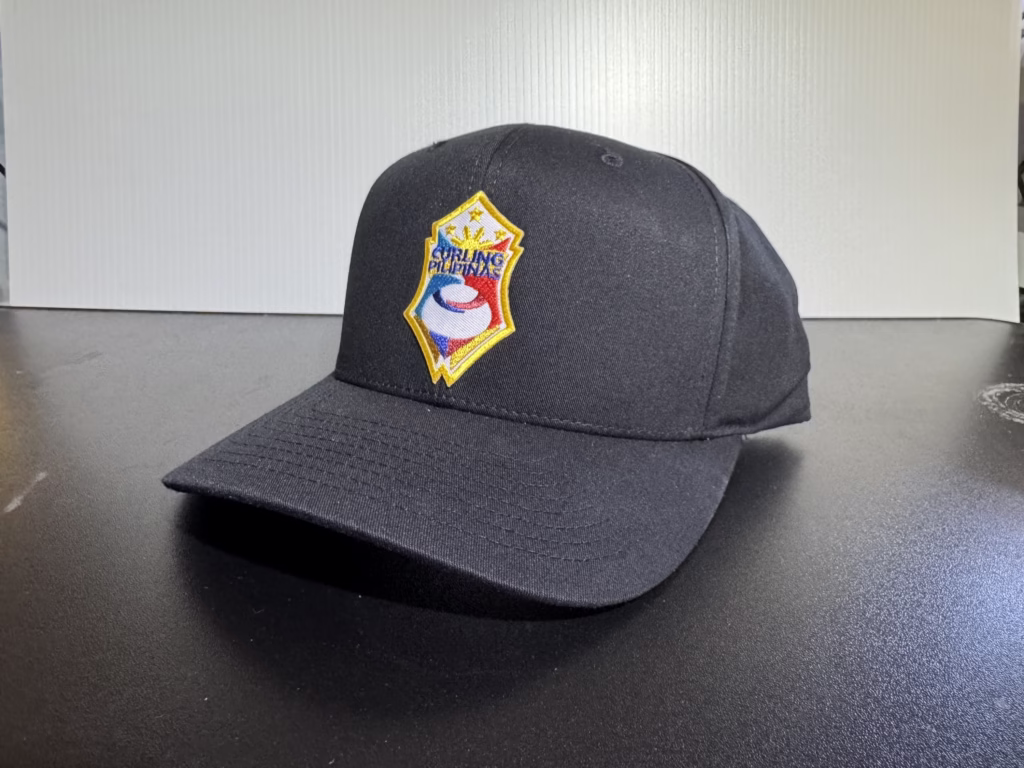 Curling Pilipinas snapback hat - round bill