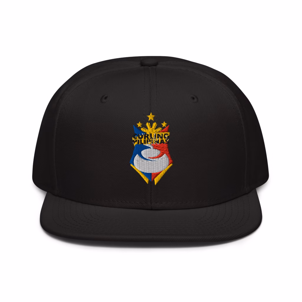 Curling Pilipinas snapback hat