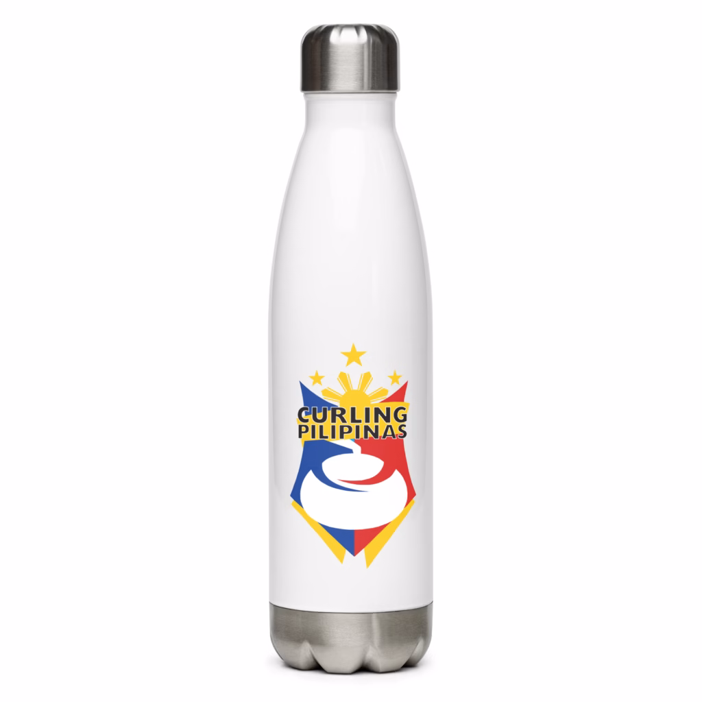 Curling Pilipinas stainless steel water bottle