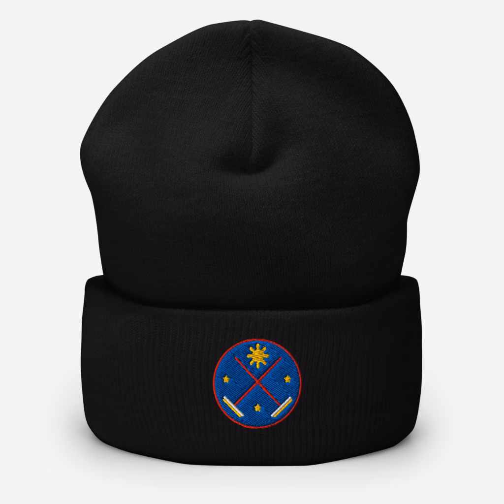 Crossed Brooms Beanie